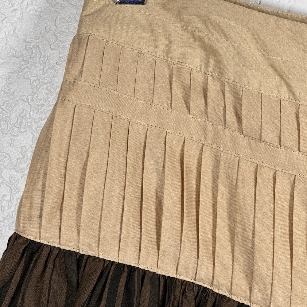 Neiman Marcus Exclusive Embroidered Skirt Boho Folk Moroccan A-line Midi Sz 8 - Picture 2 of 9